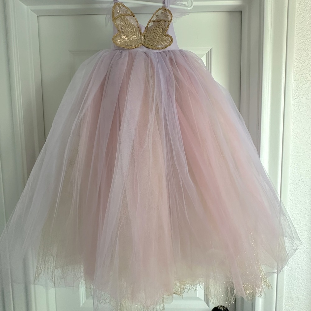 Pottery Barn Kids Butterfly Fairy Halloween Costume - Sz 4-6Y